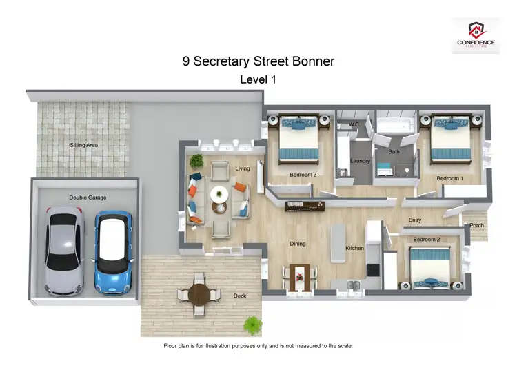 Floorplan of Homely house listing, 9 Secretary Street, Bonner ACT 2914