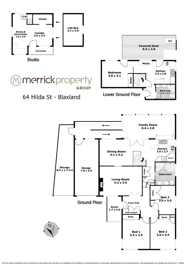 Floorplan of Homely house listing, 64 Hilda Street, Blaxland NSW 2774