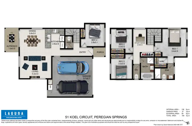 Floorplan of Homely house listing, 51 Koel Circuit, Peregian Springs QLD 4573