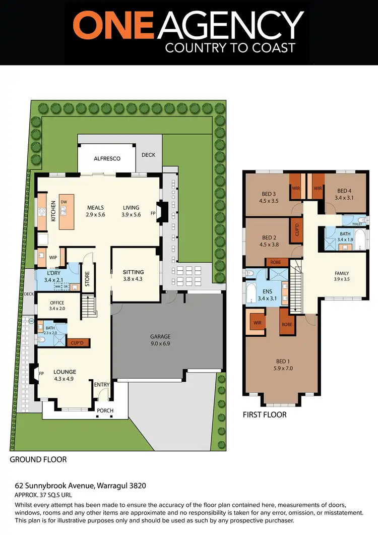 Floorplan of Homely house listing, 62 Sunnybrook Avenue, Warragul VIC 3820