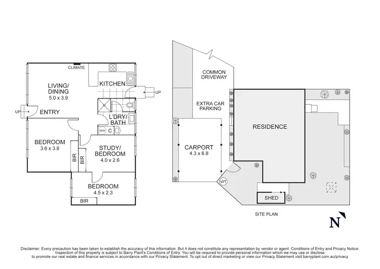 Floorplan of Homely unit listing, 4/4 Donald Grove, Chelsea VIC 3196