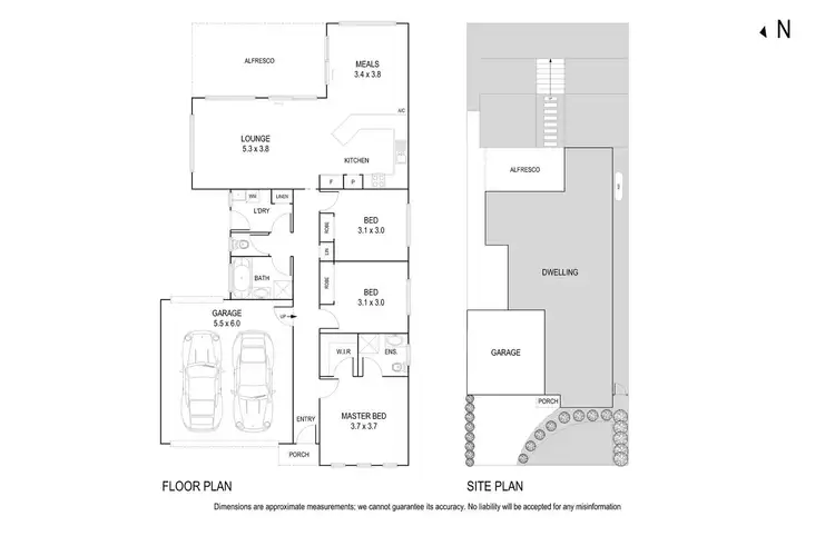 Floorplan of Homely house listing, 6 Ashgate Drive, Doreen VIC 3754