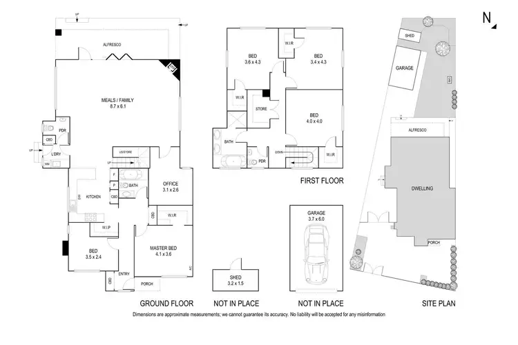 Floorplan of Homely house listing, 13 Poplar Crescent, Bellfield VIC 3081