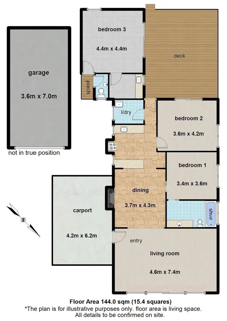 Floorplan of Homely house listing, 4 Seabreeze Avenue, Ferny Creek VIC 3786