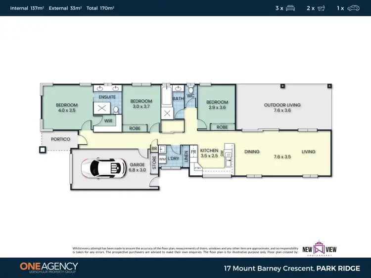 Floorplan of Homely house listing, 17 Mount Barney Crescent, Park Ridge QLD 4125