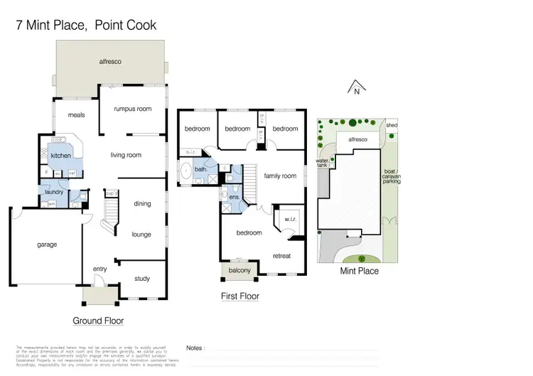 Floorplan of Homely house listing, 7 Mint Place, Point Cook VIC 3030