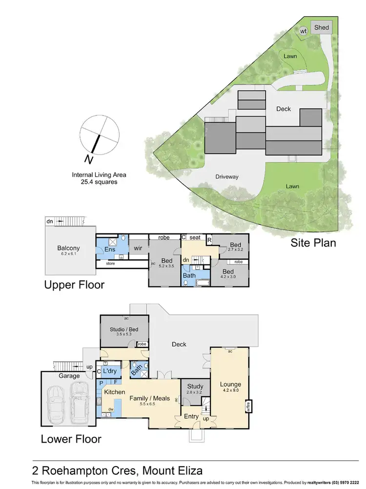Floorplan of Homely house listing, 2 Roehampton Crescent, Mount Eliza VIC 3930