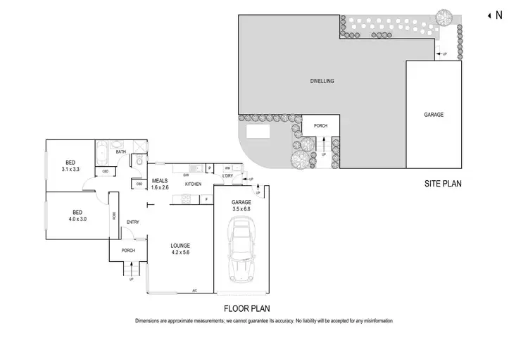 Floorplan of Homely unit listing, 12/601 Elgar Road, Mont Albert North VIC 3129