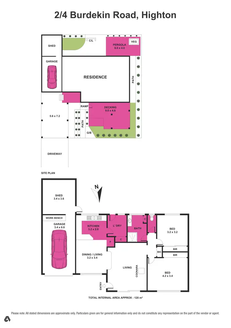 Floorplan of Homely unit listing, 2/4 Burdekin Road, Highton VIC 3216