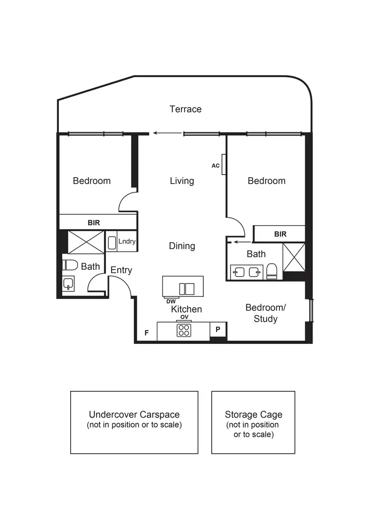 Floorplan of Homely apartment listing, 614/16 Woorayl Street, Carnegie VIC 3163