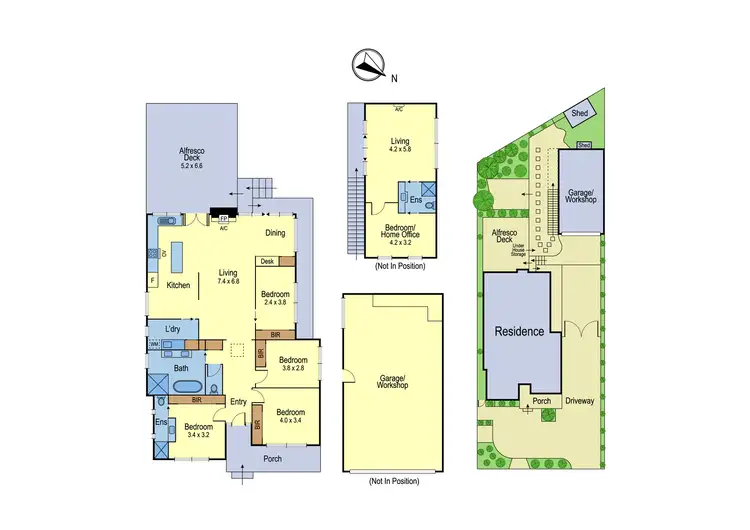 Floorplan of Homely house listing, 1 Herbert Street, Watsonia VIC 3087