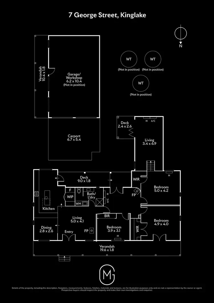 Floorplan of Homely house listing, 7 George Street, Kinglake VIC 3763