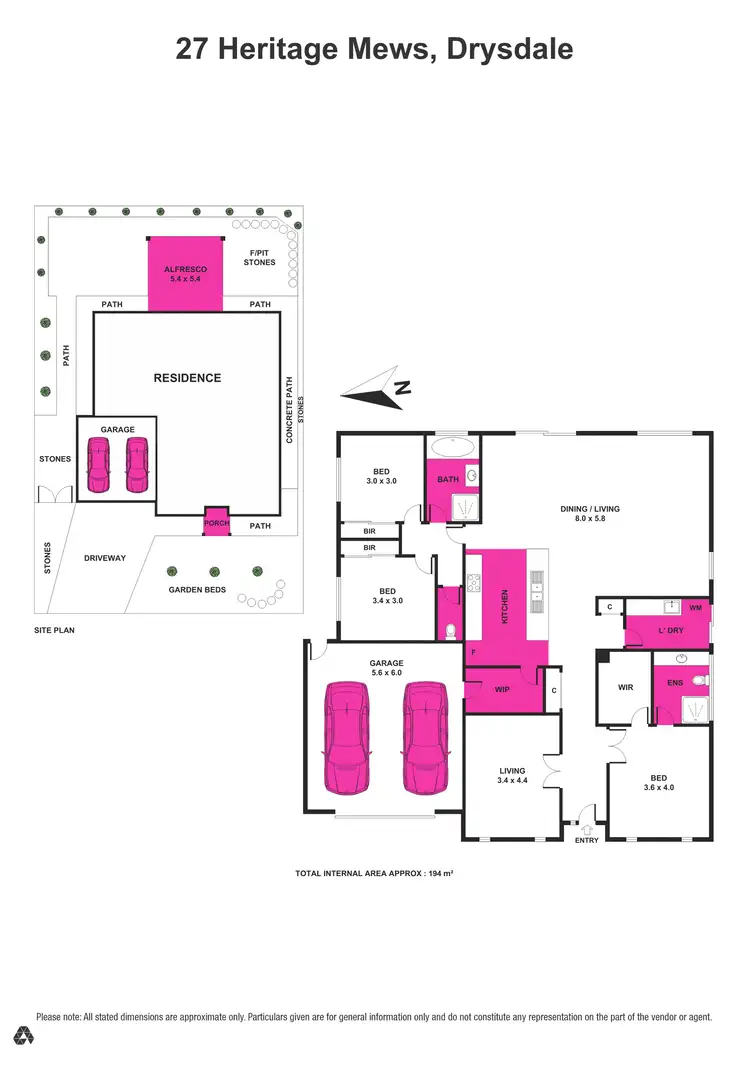 Floorplan of Homely house listing, 27 Heritage Mews, Drysdale VIC 3222