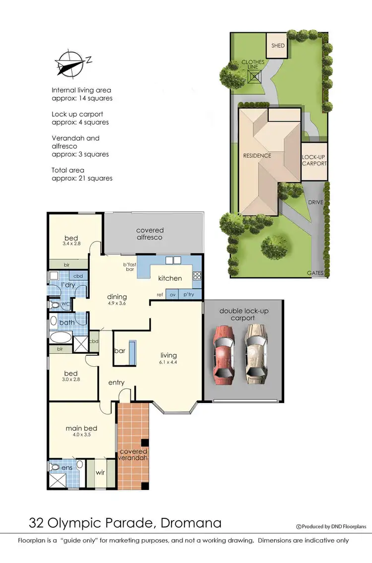 Floorplan of Homely house listing, 32 Olympic Parade, Dromana VIC 3936