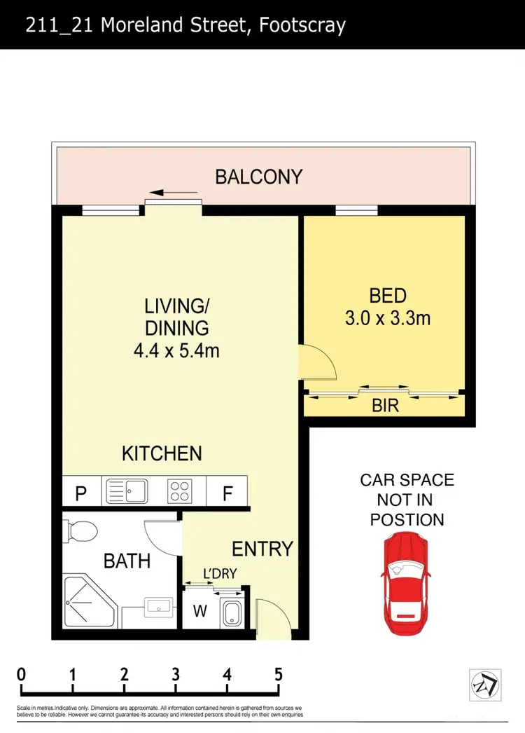 Floorplan of Homely apartment listing, 211/21 Moreland Street, Footscray VIC 3011