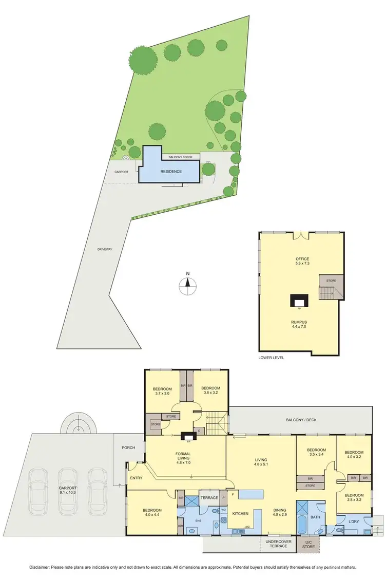 Floorplan of Homely house listing, 24 Launders Avenue, Wonga Park VIC 3115