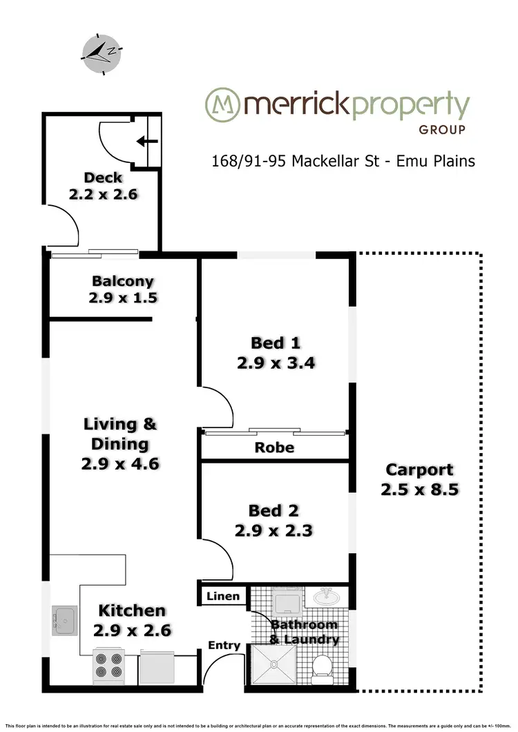 Floorplan of Homely retirement listing, 168/91-95 Mackellar Street, Emu Plains NSW 2750