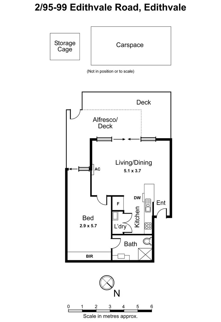 Floorplan of Homely apartment listing, 2/95-99 Edithvale Road, Edithvale VIC 3196