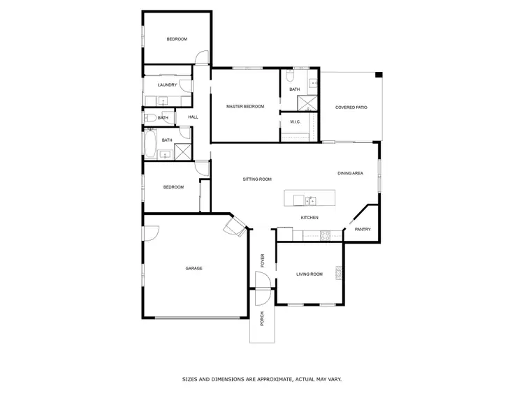 Floorplan of Homely house listing, 135 Whitebox Circuit, Thurgoona NSW 2640