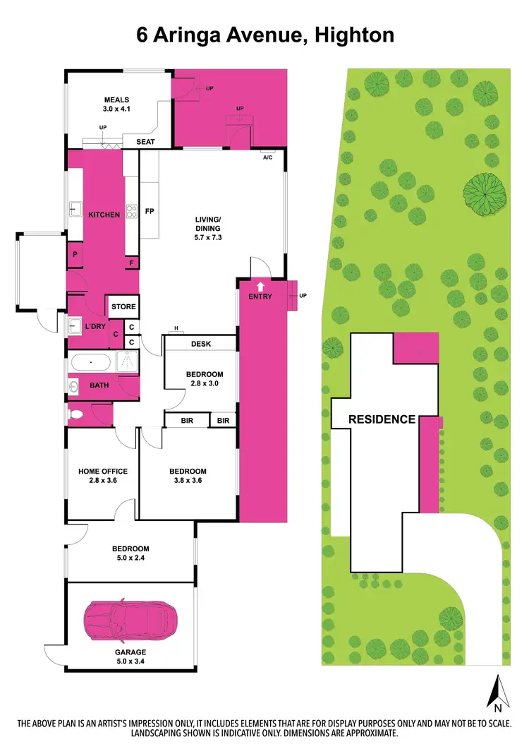 Floorplan of Homely house listing, 6 Aringa Avenue, Highton VIC 3216