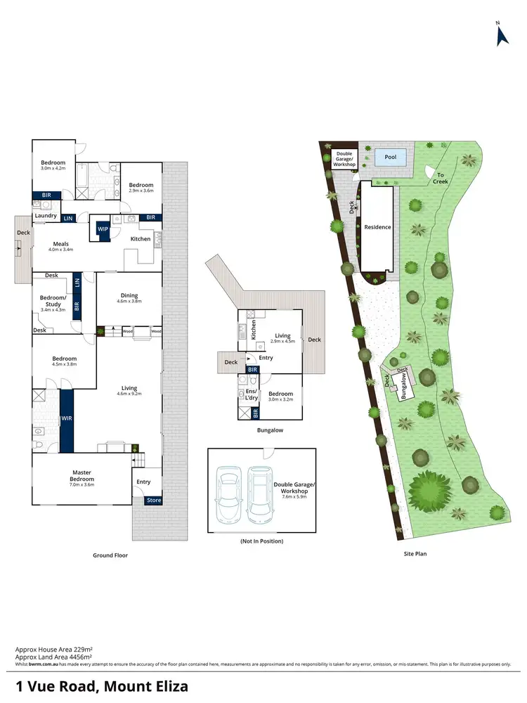 Floorplan of Homely house listing, 1 Vue Road, Mount Eliza VIC 3930