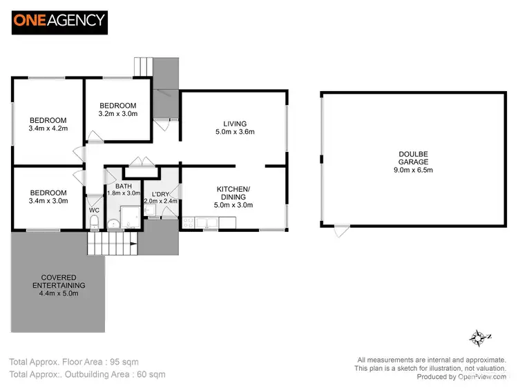 Floorplan of Homely house listing, 20 Holloway Drive, Herdsmans Cove TAS 7030
