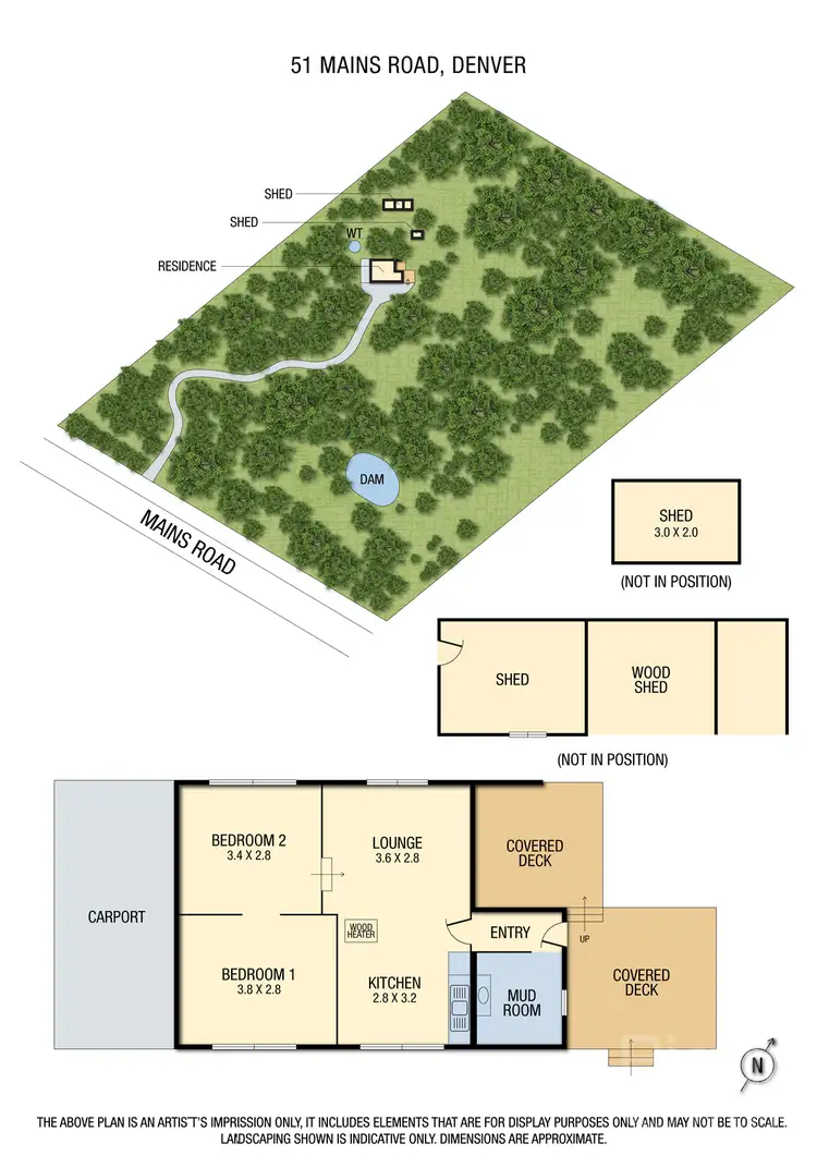 Floorplan of Homely land listing, 51 Mains Road, Denver VIC 3461
