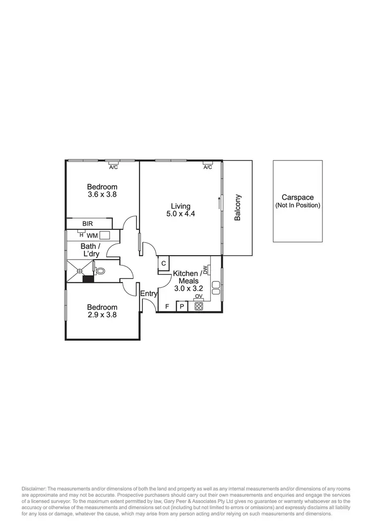 Floorplan of Homely apartment listing, 1/127 Brighton Road, Elwood VIC 3184