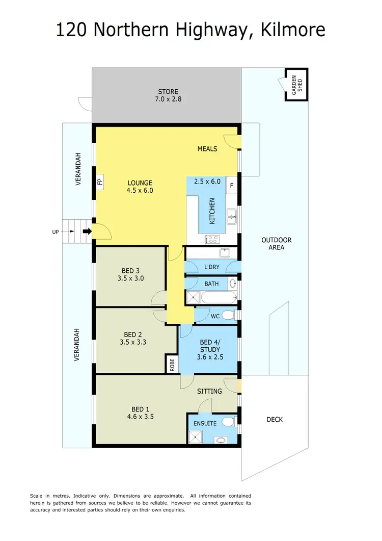 Floorplan of Homely house listing, 120 Northern Highway, Kilmore VIC 3764