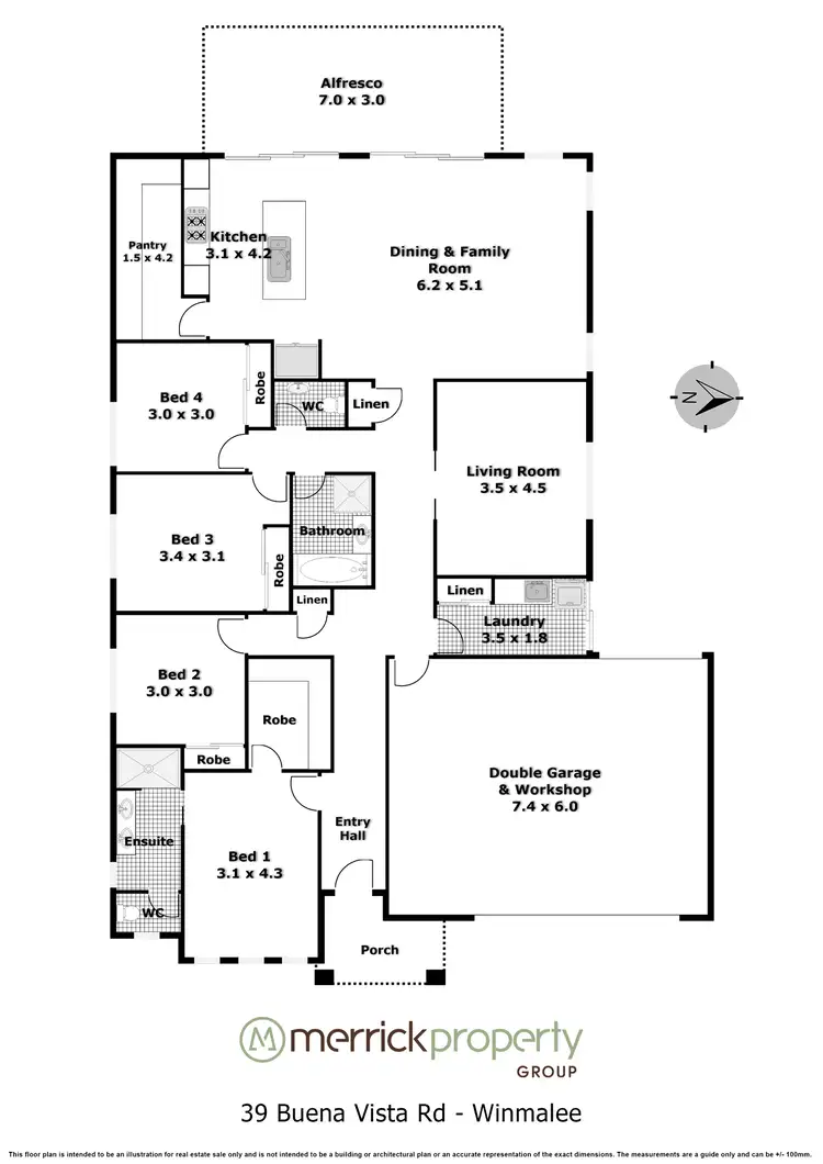 Floorplan of Homely house listing, 39 Buena Vista Road, Winmalee NSW 2777