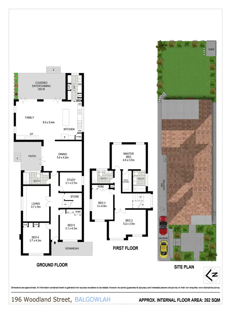 Floorplan of Homely house listing, 196 Woodland St N, Balgowlah NSW 2093