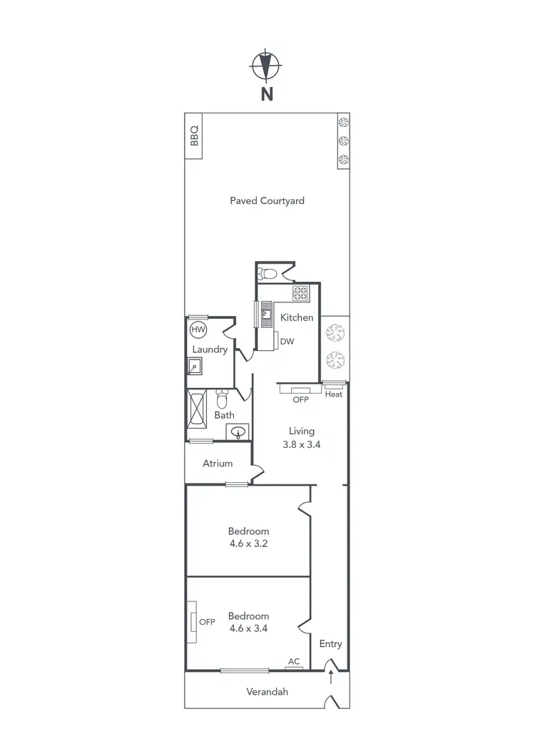 Floorplan of Homely house listing, 50 Madden Grove, Burnley VIC 3121