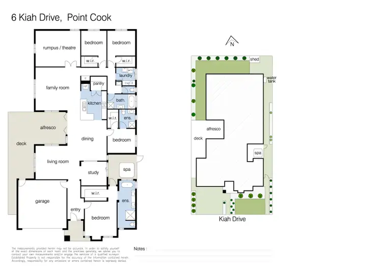 Floorplan of Homely house listing, 6 Kiah Drive, Point Cook VIC 3030