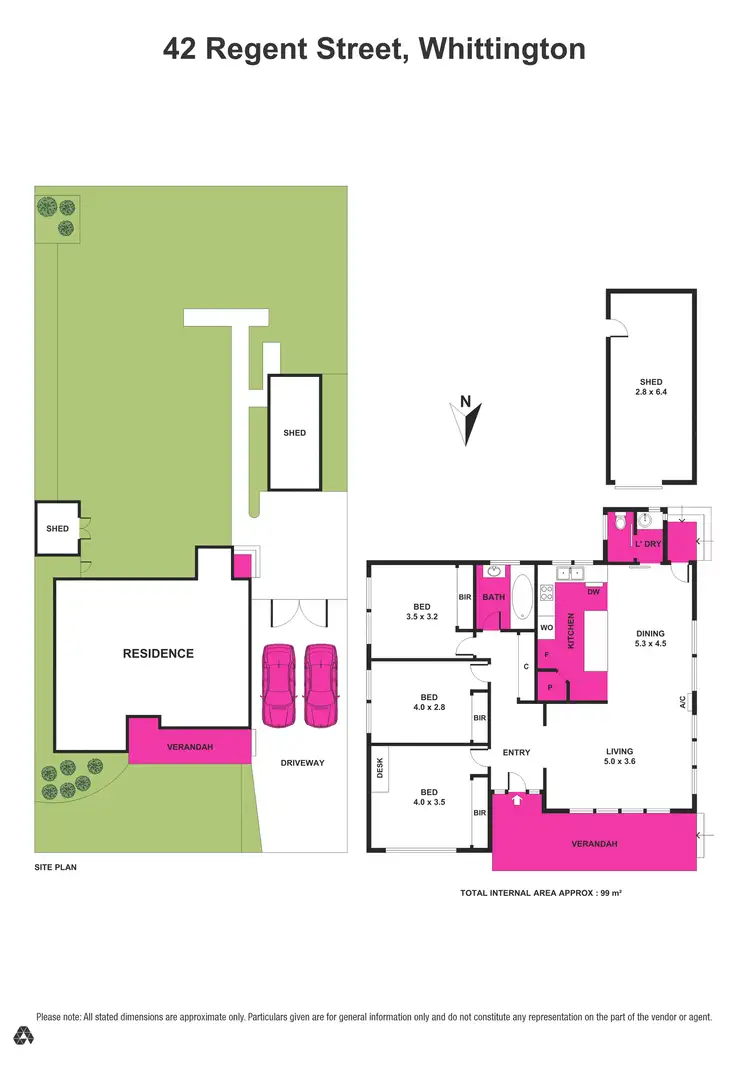 Floorplan of Homely house listing, 42 Regent Street, Whittington VIC 3219