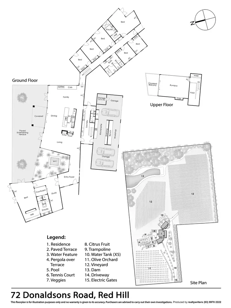 Floorplan of Homely house listing, 72 Donaldsons Road, Red Hill VIC 3937
