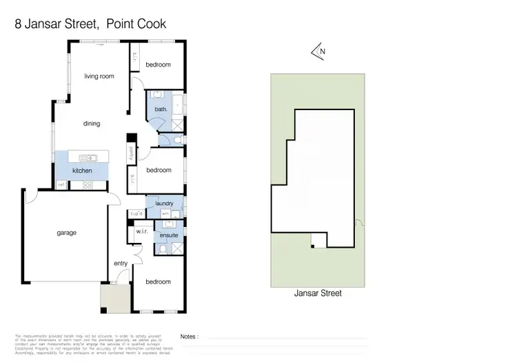 Floorplan of Homely house listing, 8 Jansar Street, Point Cook VIC 3030