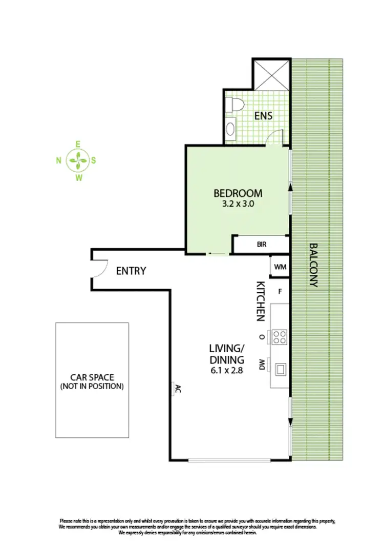 Floorplan of Homely apartment listing, 601/2A Clarence Street, Malvern East VIC 3145