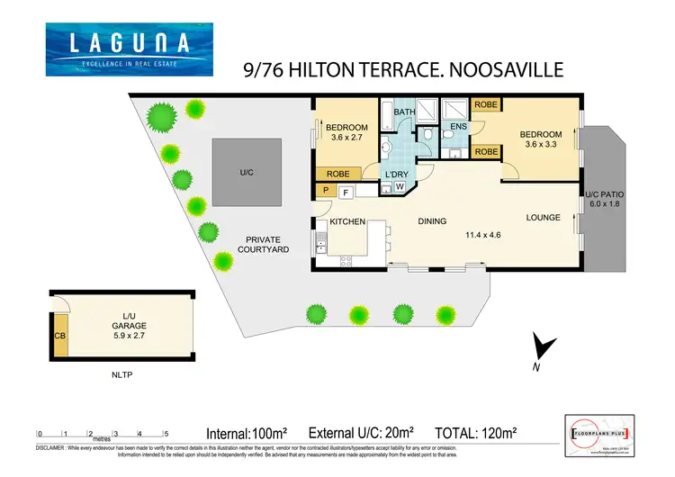 Floorplan of Homely unit listing, 9/76 Hilton Terrace, Noosaville QLD 4566