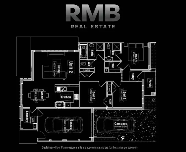 Floorplan of Homely unit listing, 2/21 Parklands Grove, Werribee VIC 3030
