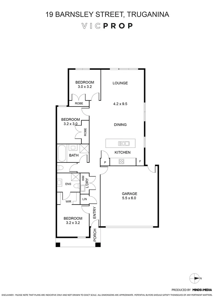 Floorplan of Homely house listing, 19 Barnsley Street, Truganina VIC 3029