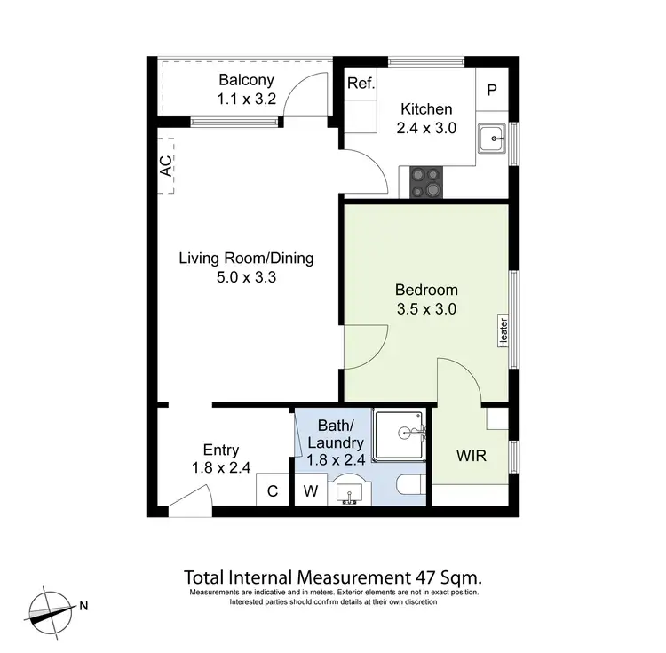 Floorplan of Homely apartment listing, 6/81 Bellairs Avenue, Yarraville VIC 3013