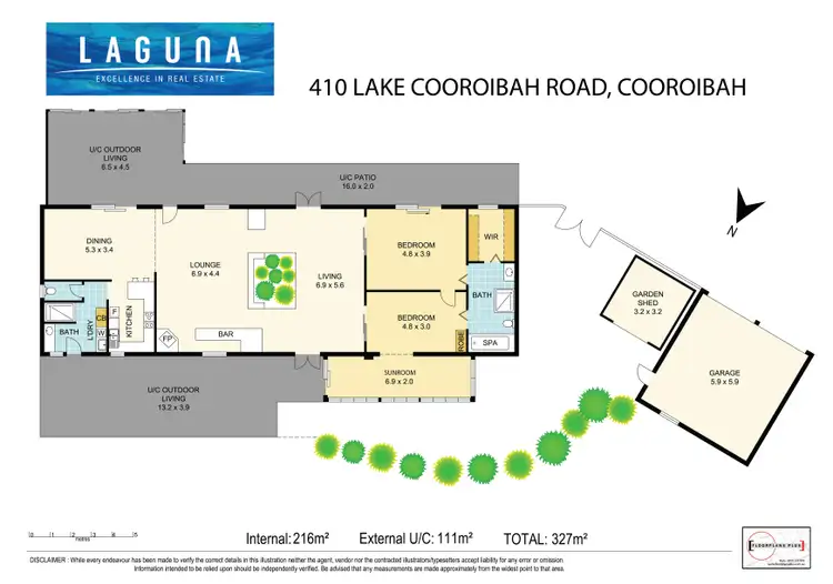 Floorplan of Homely house listing, 410 Lake Cooroibah Road, Cooroibah QLD 4565