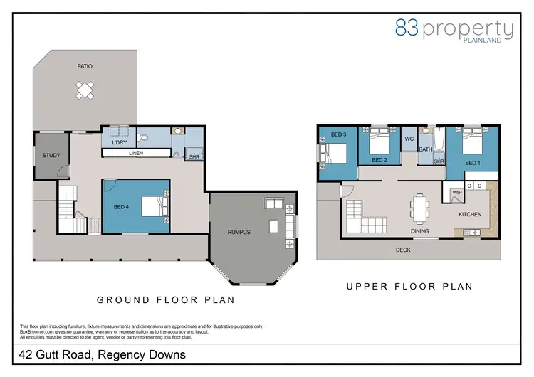 Floorplan of Homely rural property listing, 42 Gutt Road, Regency Downs QLD 4341