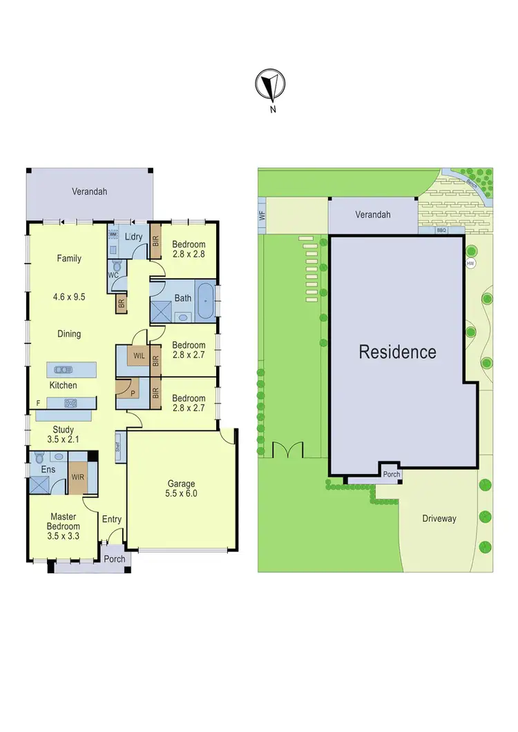 Floorplan of Homely house listing, 18 Resolution Circuit, Doreen VIC 3754