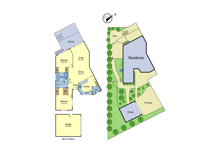 Floorplan of Homely unit listing, 4/2 River Street, Briar Hill VIC 3088