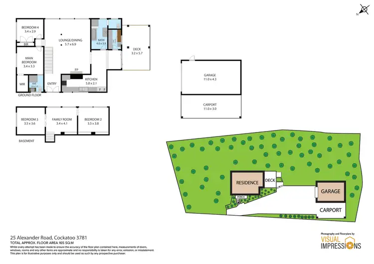 Floorplan of Homely house listing, 25 Alexander Road, Cockatoo VIC 3781