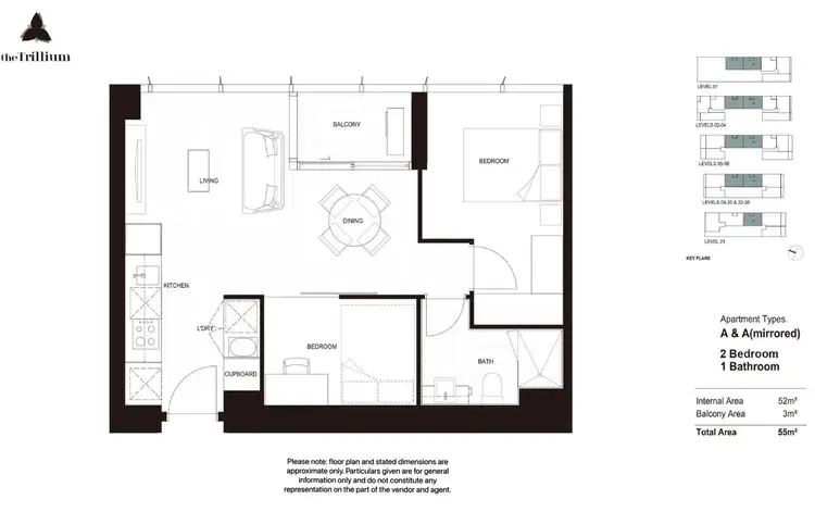 Floorplan of Homely apartment listing, 1104/36 La Trobe Street, Melbourne VIC 3000