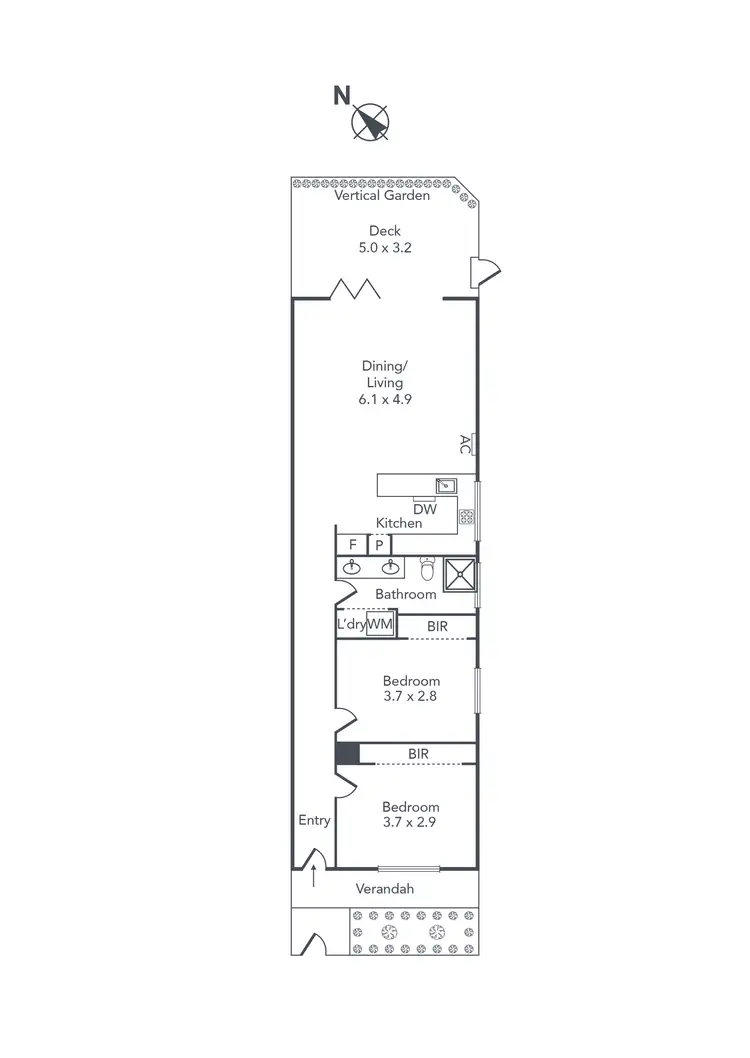 Floorplan of Homely house listing, 89 Little Page Street, Albert Park VIC 3206