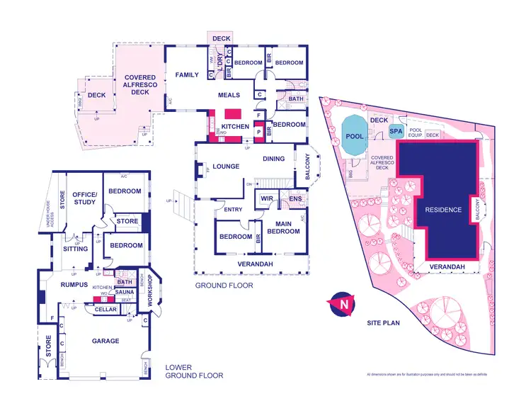 Floorplan of Homely house listing, 11 Chisholm Court, Diamond Creek VIC 3089