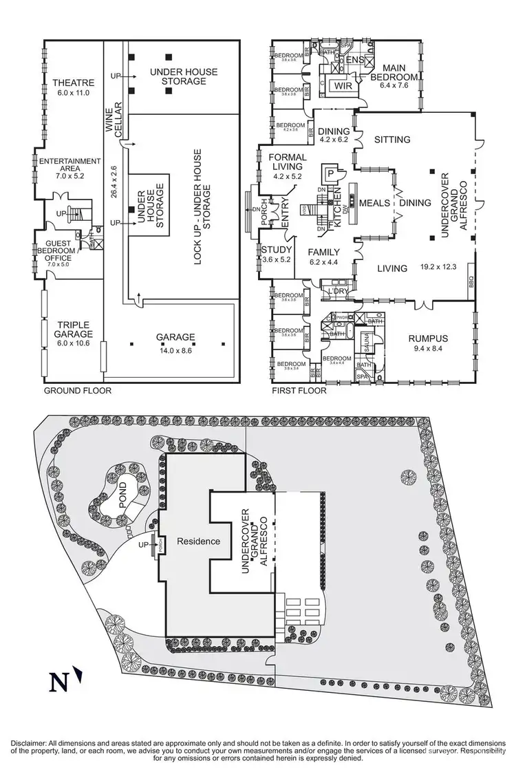 Floorplan of Homely house listing, 1 Robdon Court, Donvale VIC 3111